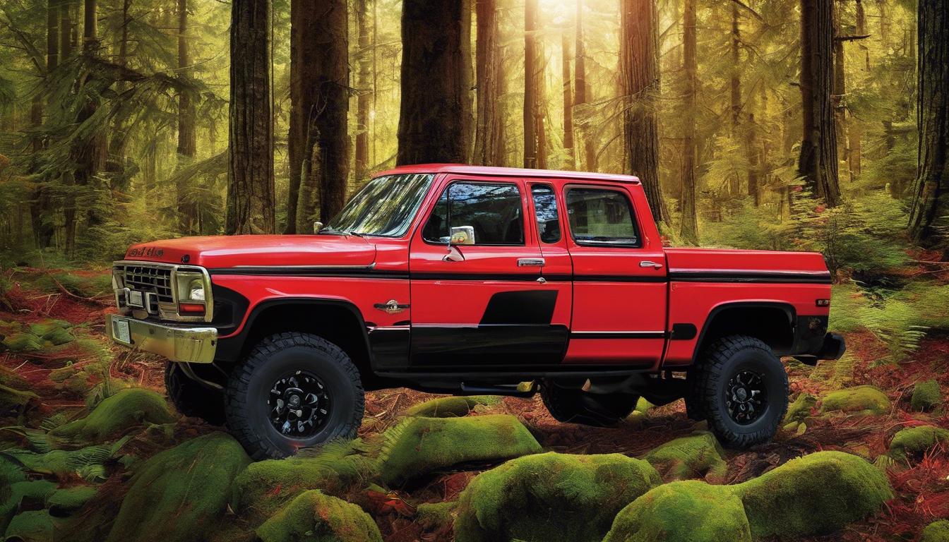 soñar con camioneta 4x4 roja