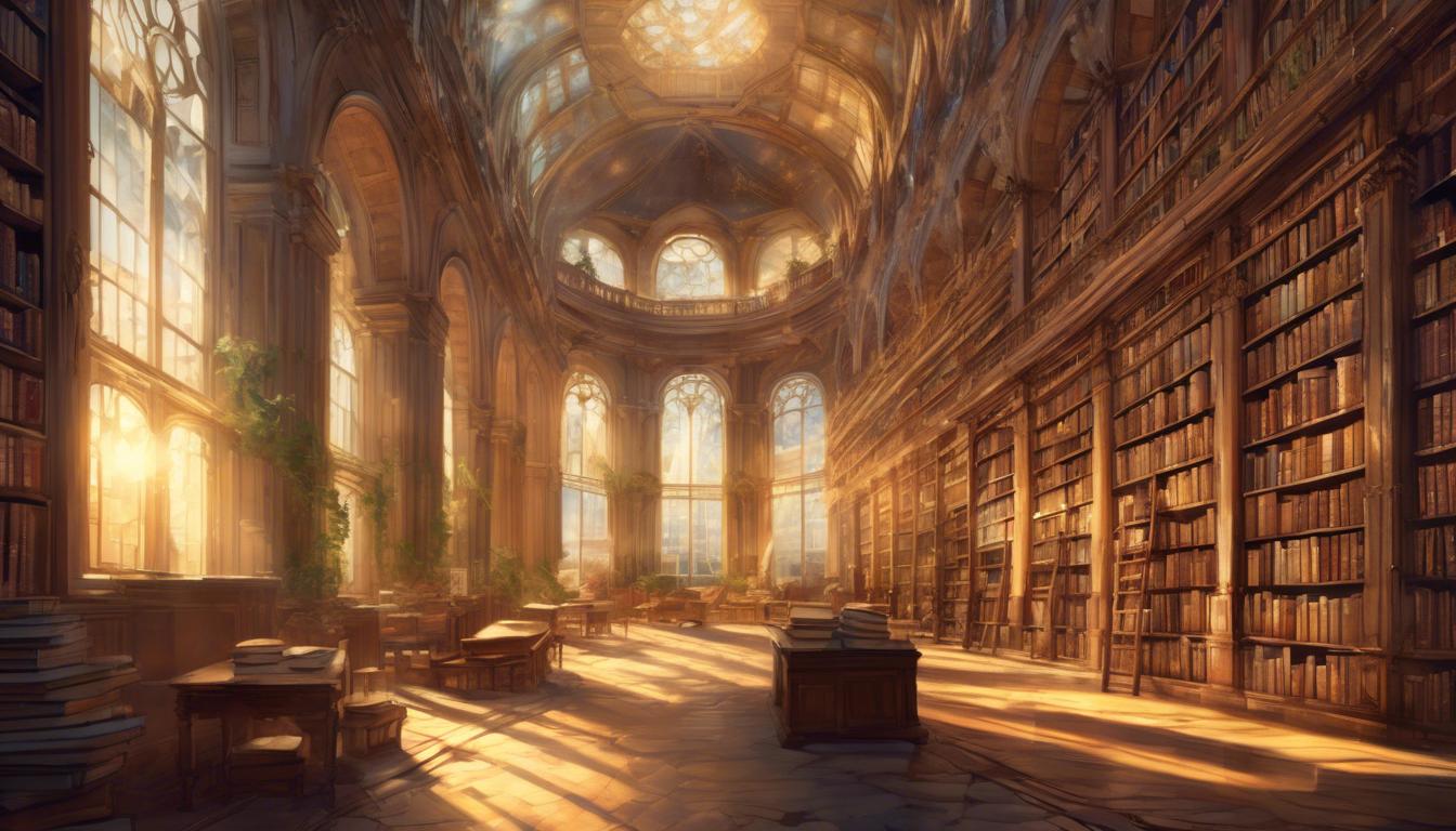 soñar con estar en una biblioteca infinita