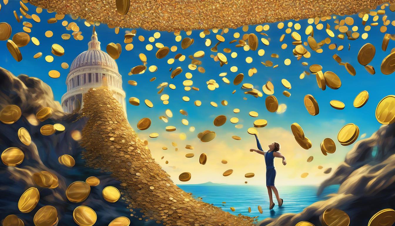 soñar con monedas que caen del cielo