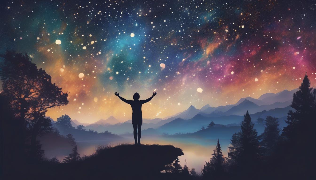 soñar con tocar un cielo lleno de estrellas