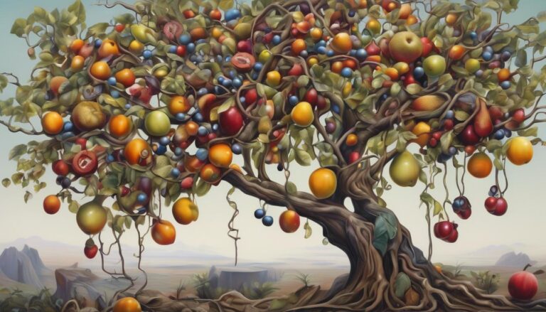 soñar con un árbol que da frutas extrañas