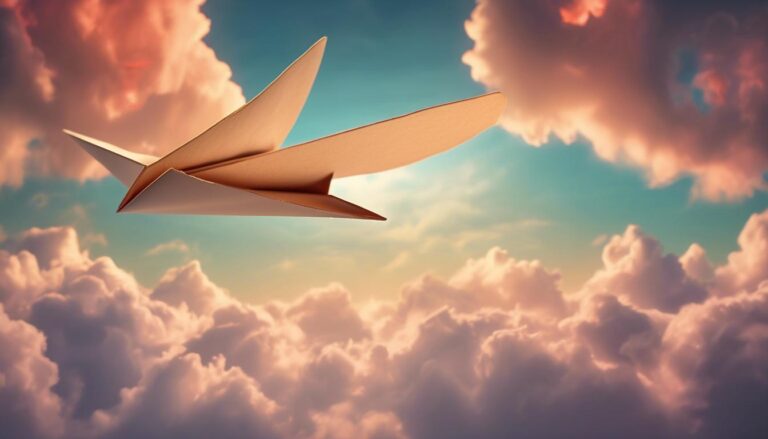 soñar con un avión hecho de papel