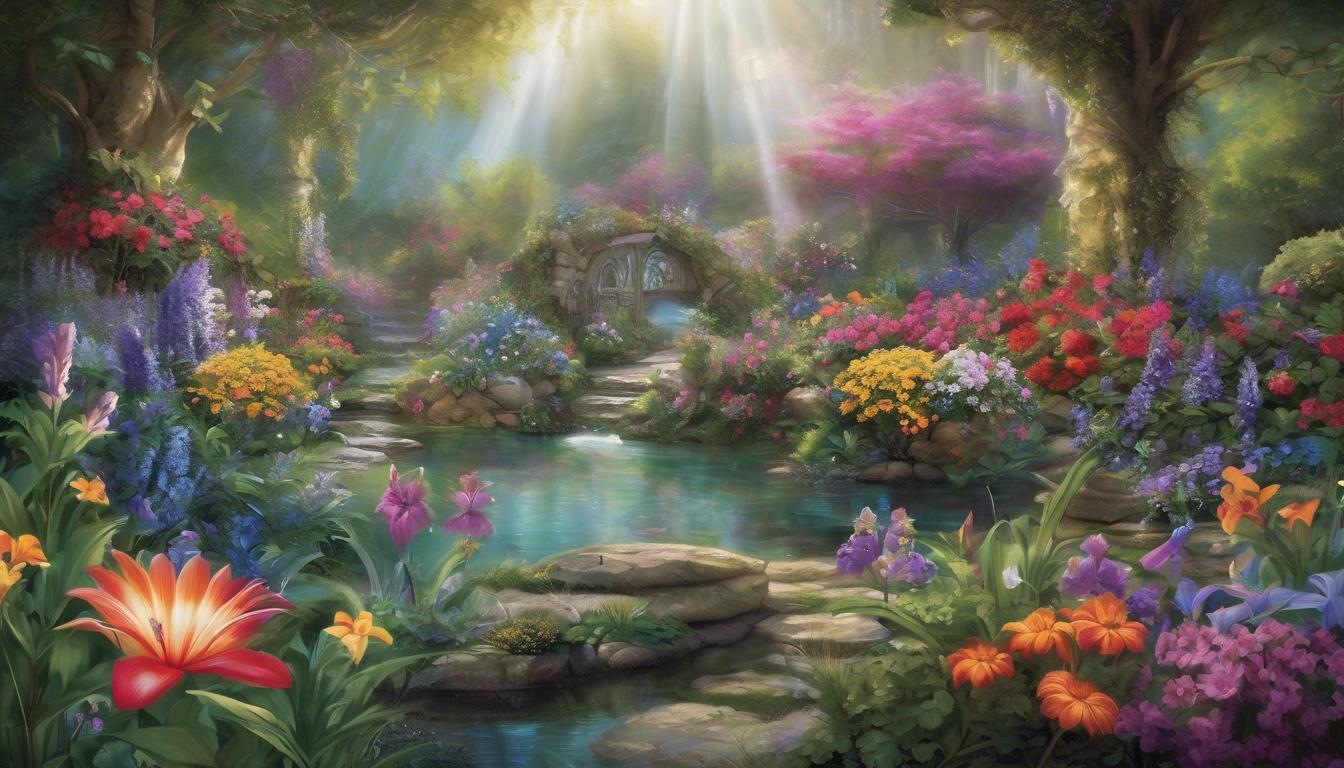 soñar con un jardín encantado