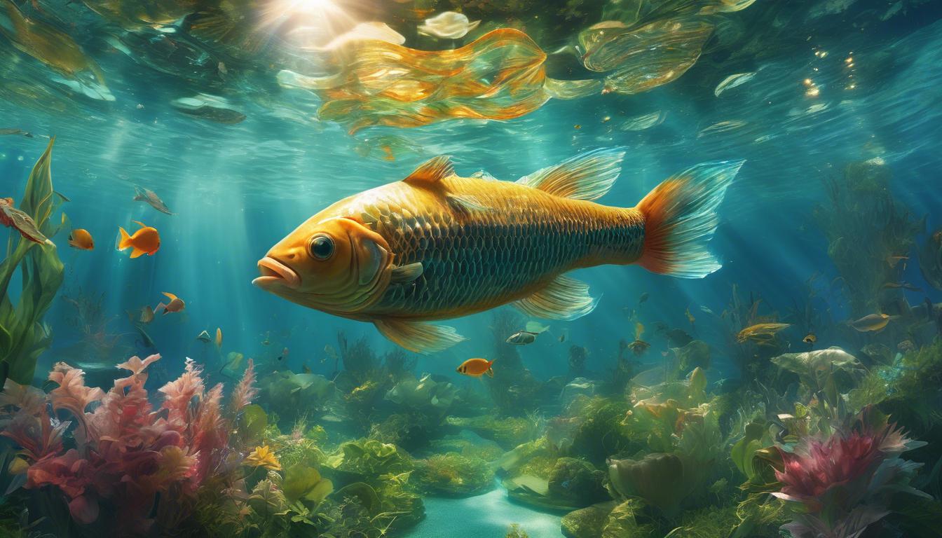 soñar con un pez gigante en el agua