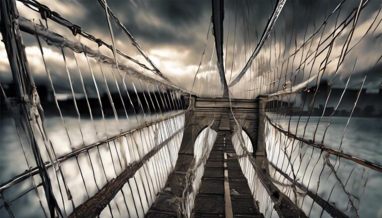 soñar con un puente colgante que se rompe