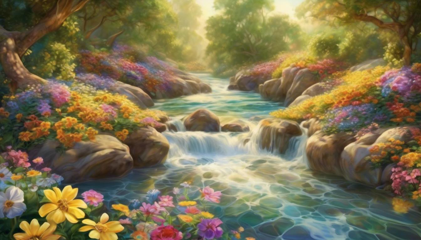 soñar con un río de miel
