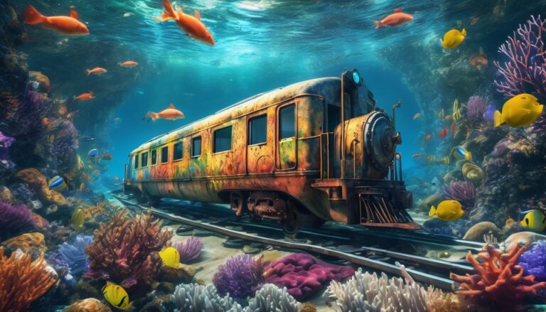 soñar con un tren bajo el mar