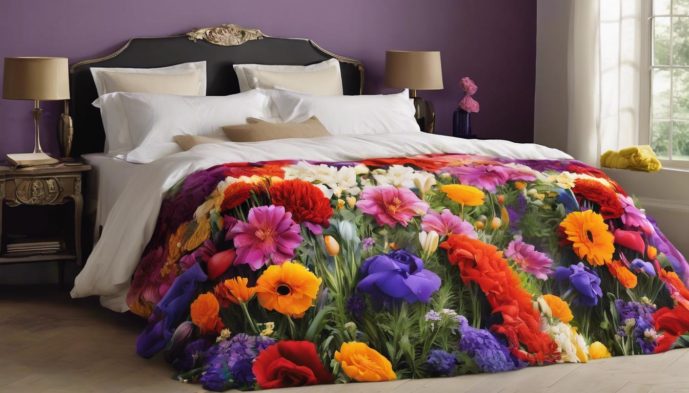 soñar con una cama llena de flores