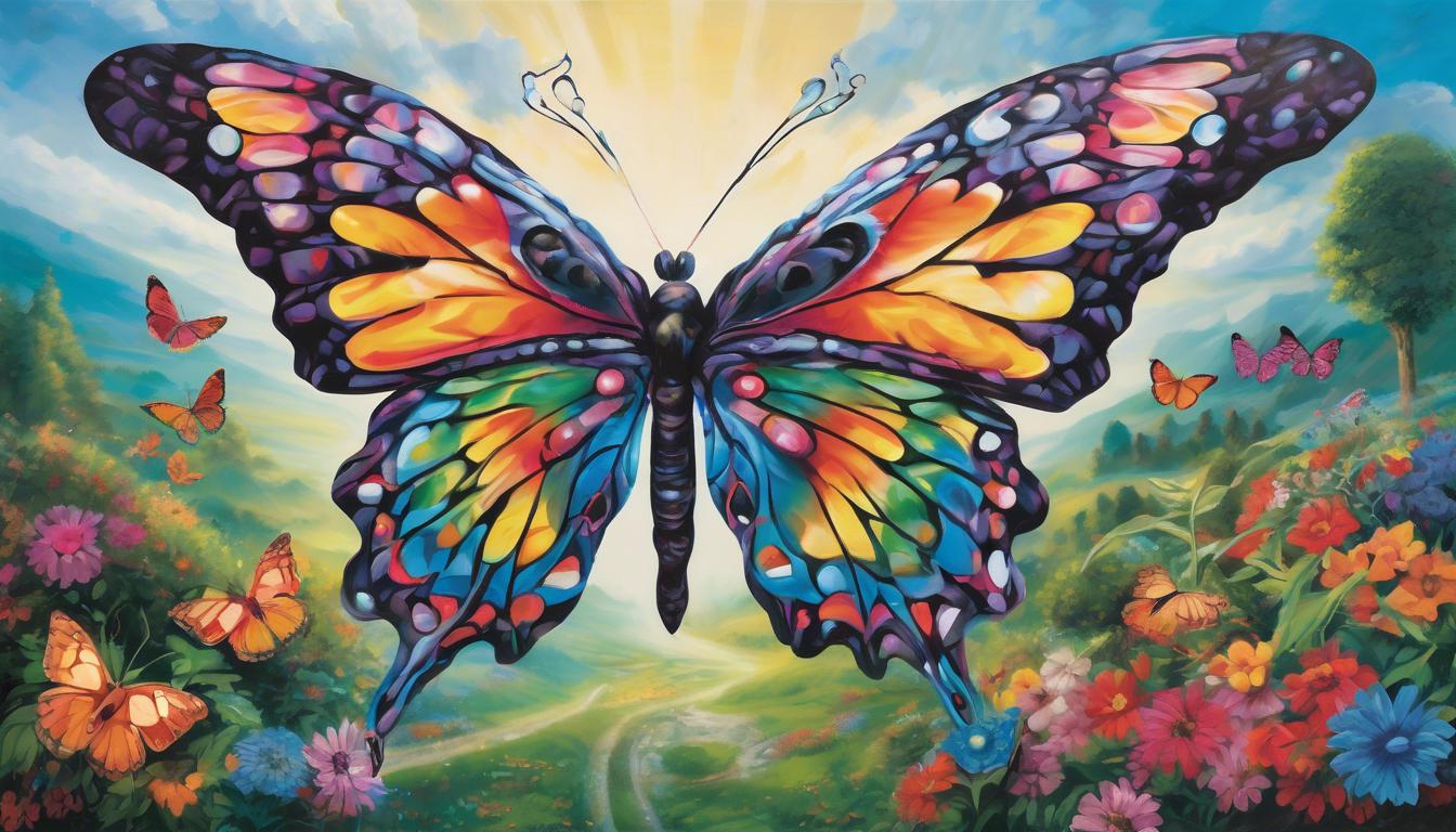 soñar con una mariposa gigante