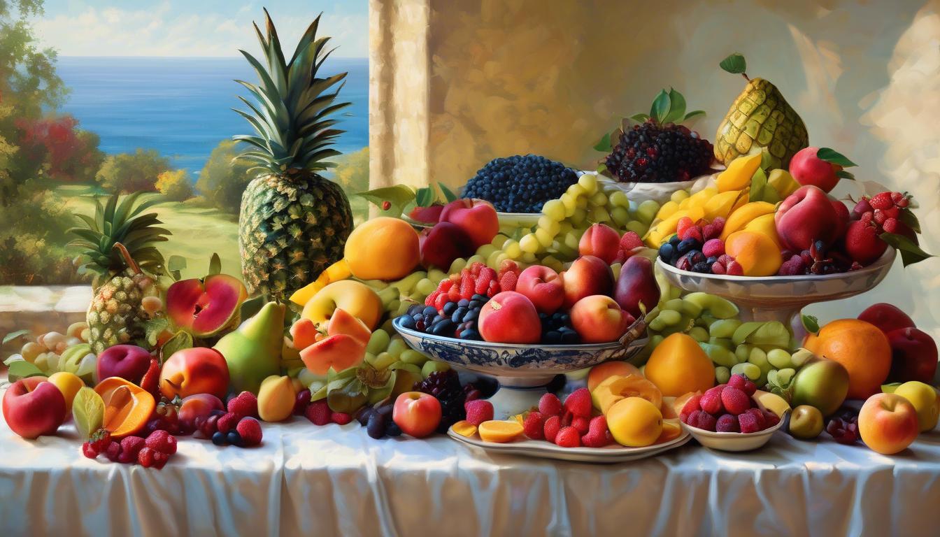 soñar con una mesa llena de frutas