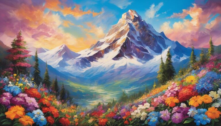 soñar con una montaña de flores