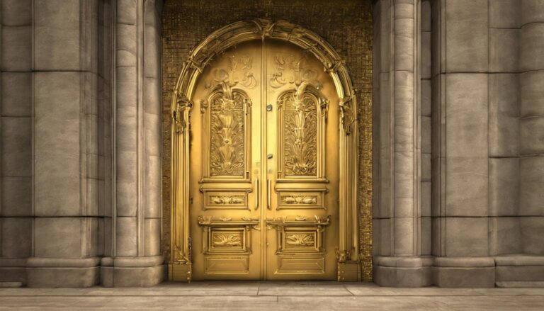 soñar con una puerta de oro