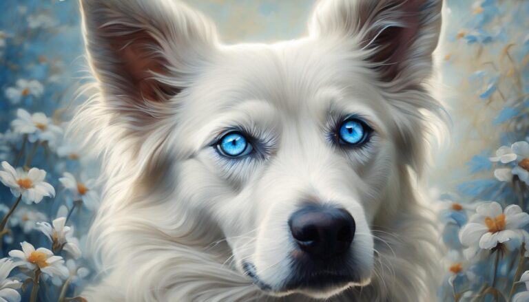 soñar con un perro con ojos azules
