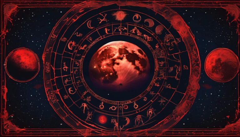 Eclipse lunar y luna roja según los signos del zodiaco