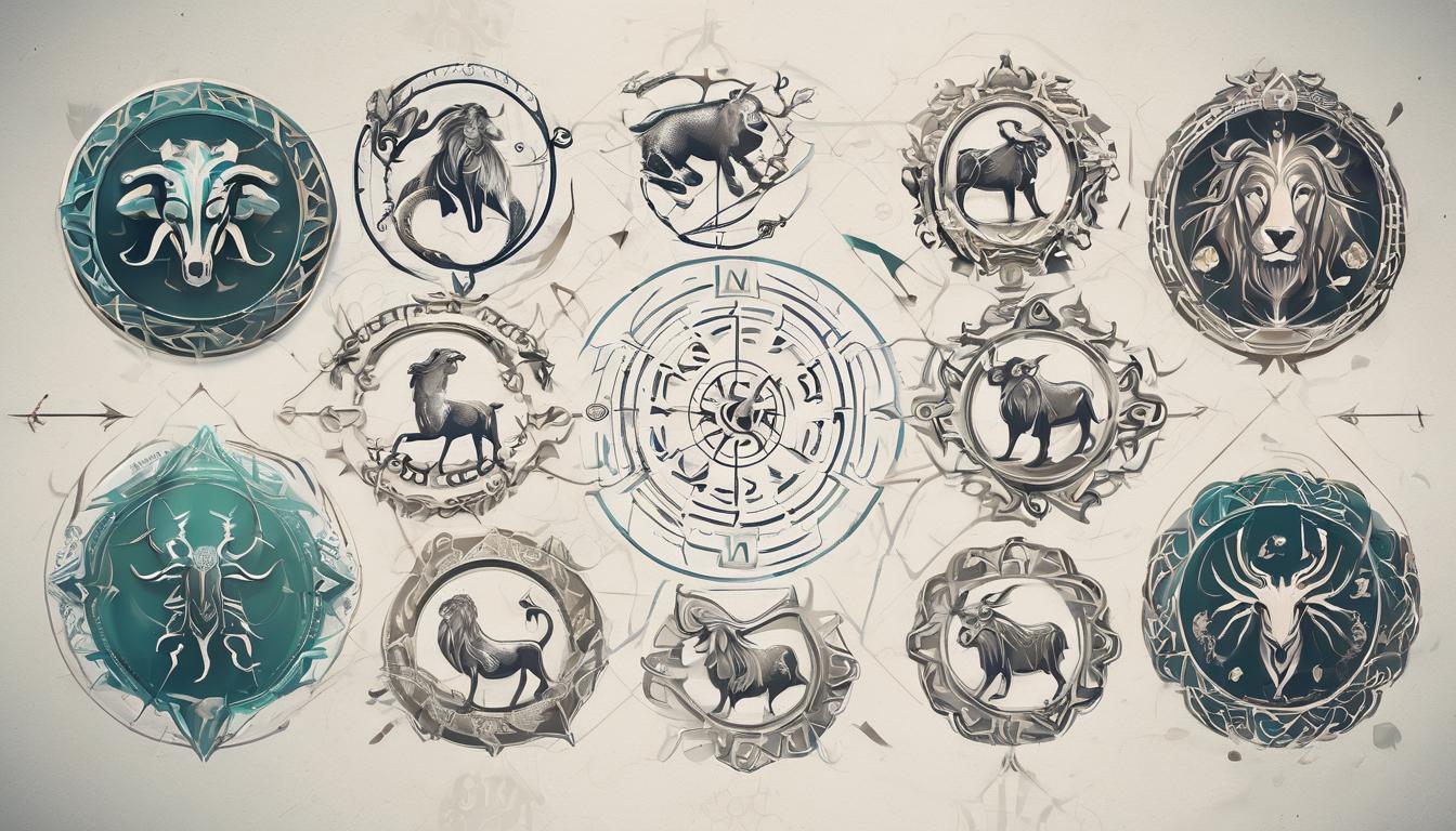 Logos de signos del zodiaco