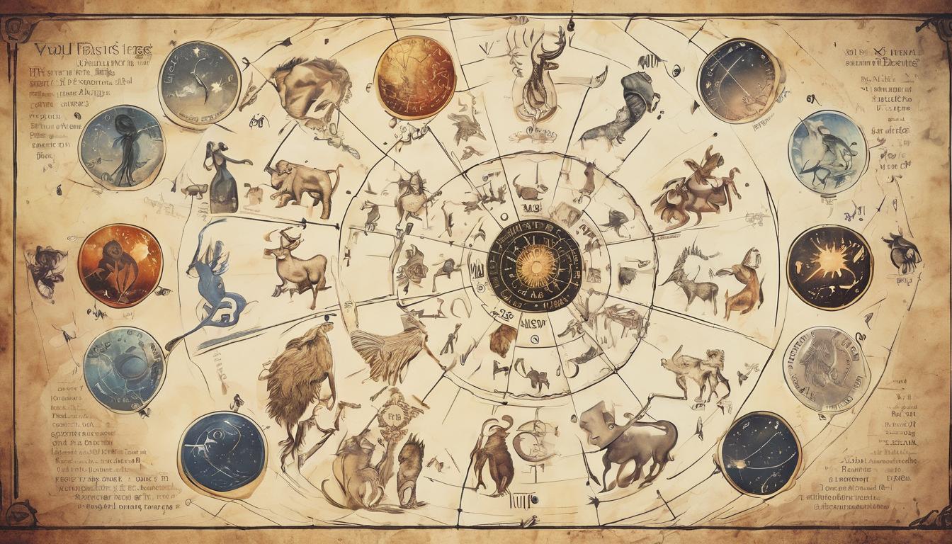 Representación de los signos del zodiaco