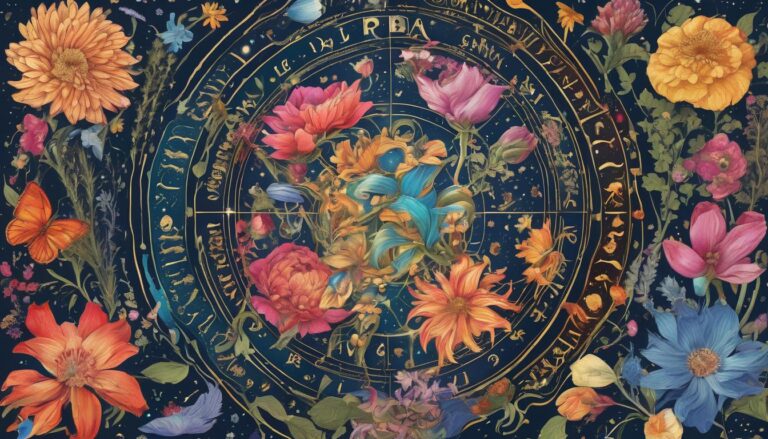 Signos del zodiaco y flores de Bach
