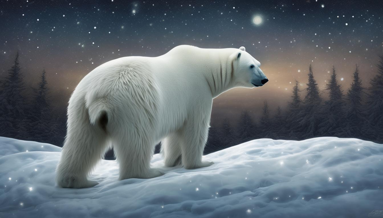 soñar con un oso blanco